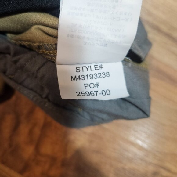 prAna Breathe Straight Fit Pants Men’s Khaki Organic Cotton Coolmax - Picture 9 of 11